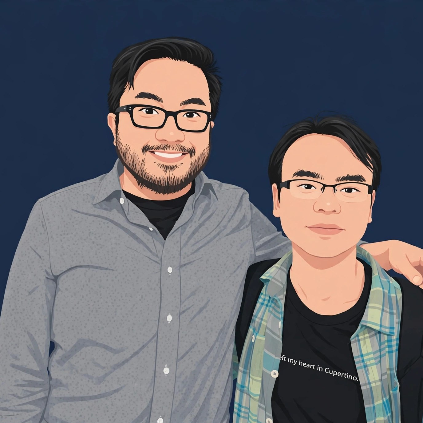 John Tian with Garry Tan